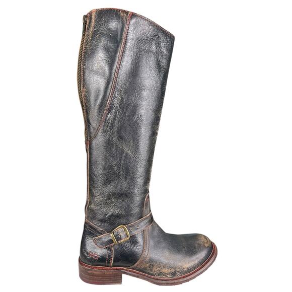 Bed Stu Women’s Glaye Distressed Brown Leather Riding...